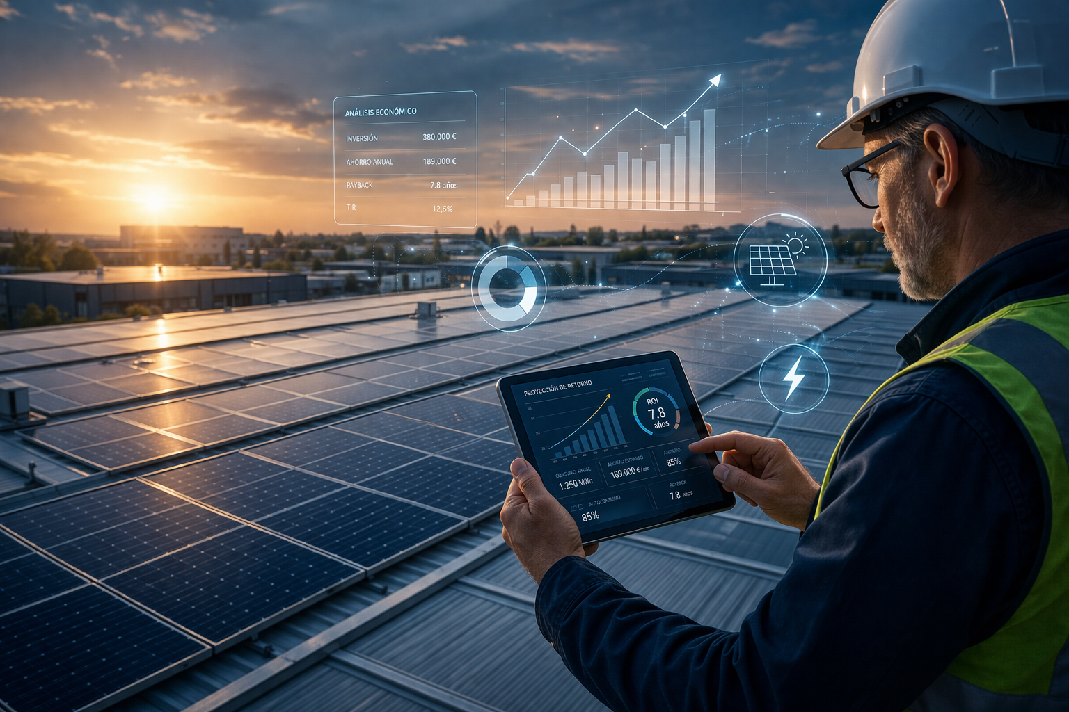 Proyecto de fotovoltaica y autoconsumo para empresas