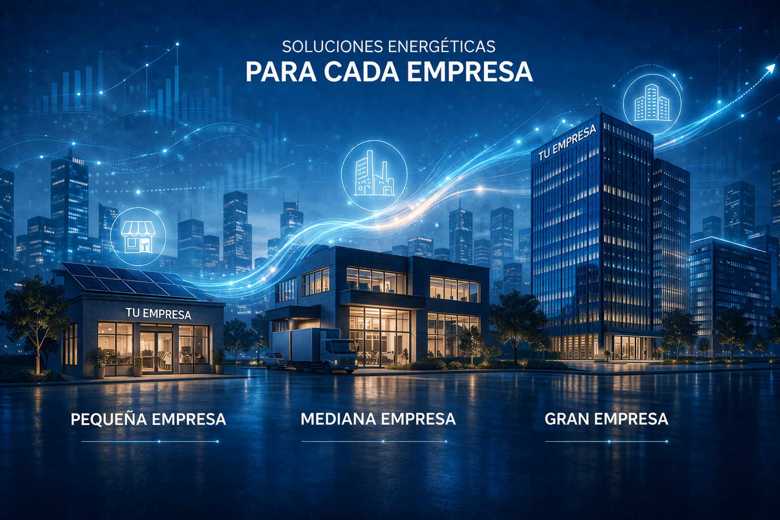 Sectores empresariales con distintas necesidades energéticas