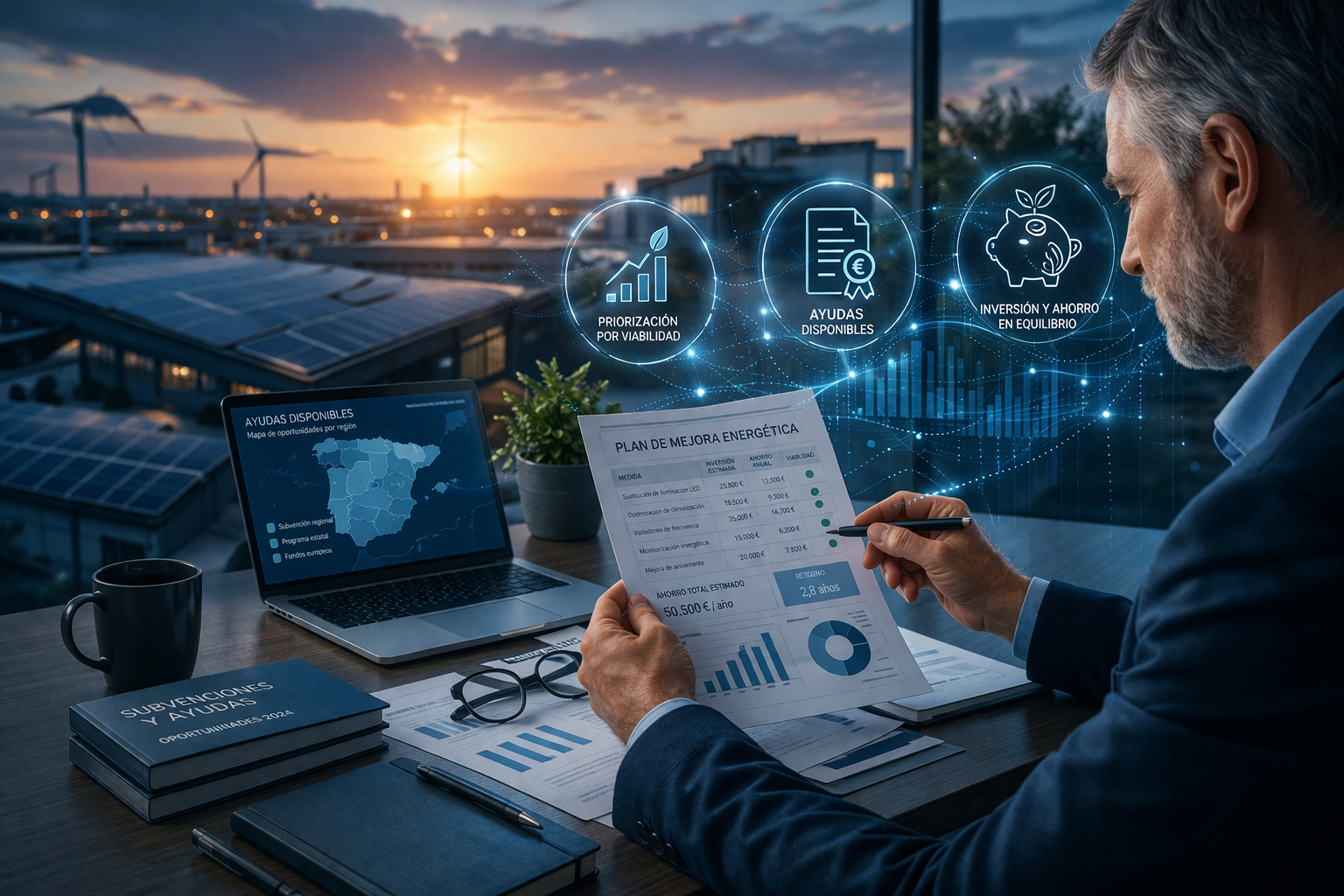 Gestión de subvenciones energéticas para empresas